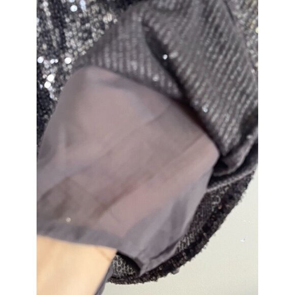 Torrid Sequin Top 3X Gray Glam Neutral Retro Festive Holiday Vegas Cocktail 80s - Picture 9 of 16